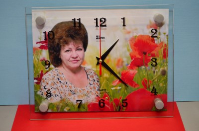 Часы с фото Маки с 1 фото